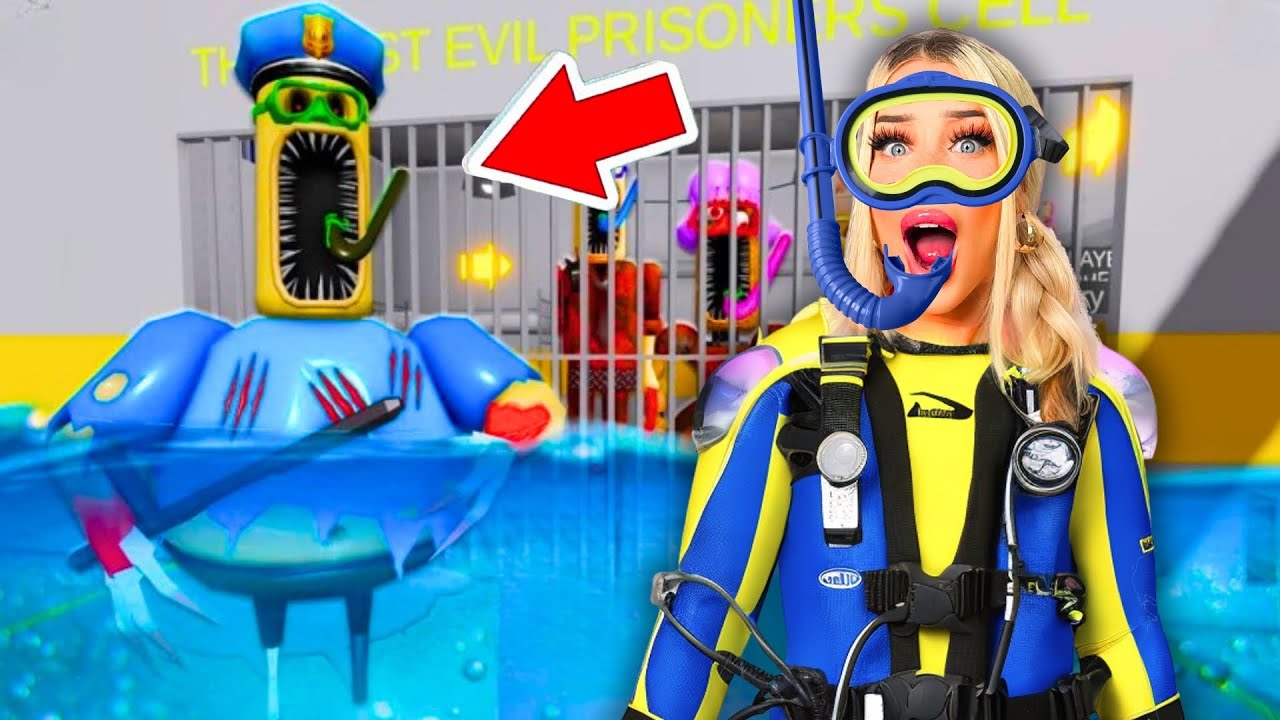 UNTERWASSER EXE Gefängnis AUSBRUCH 😳 (Roblox)