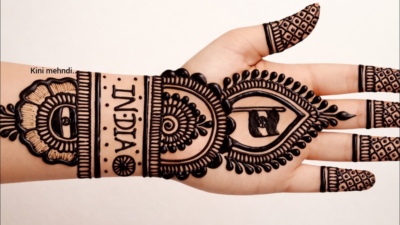 26 january Ki Special Mehndi Design। Republic day Mehndi Design। Simple Mehndi Design ।Mehndi Design
