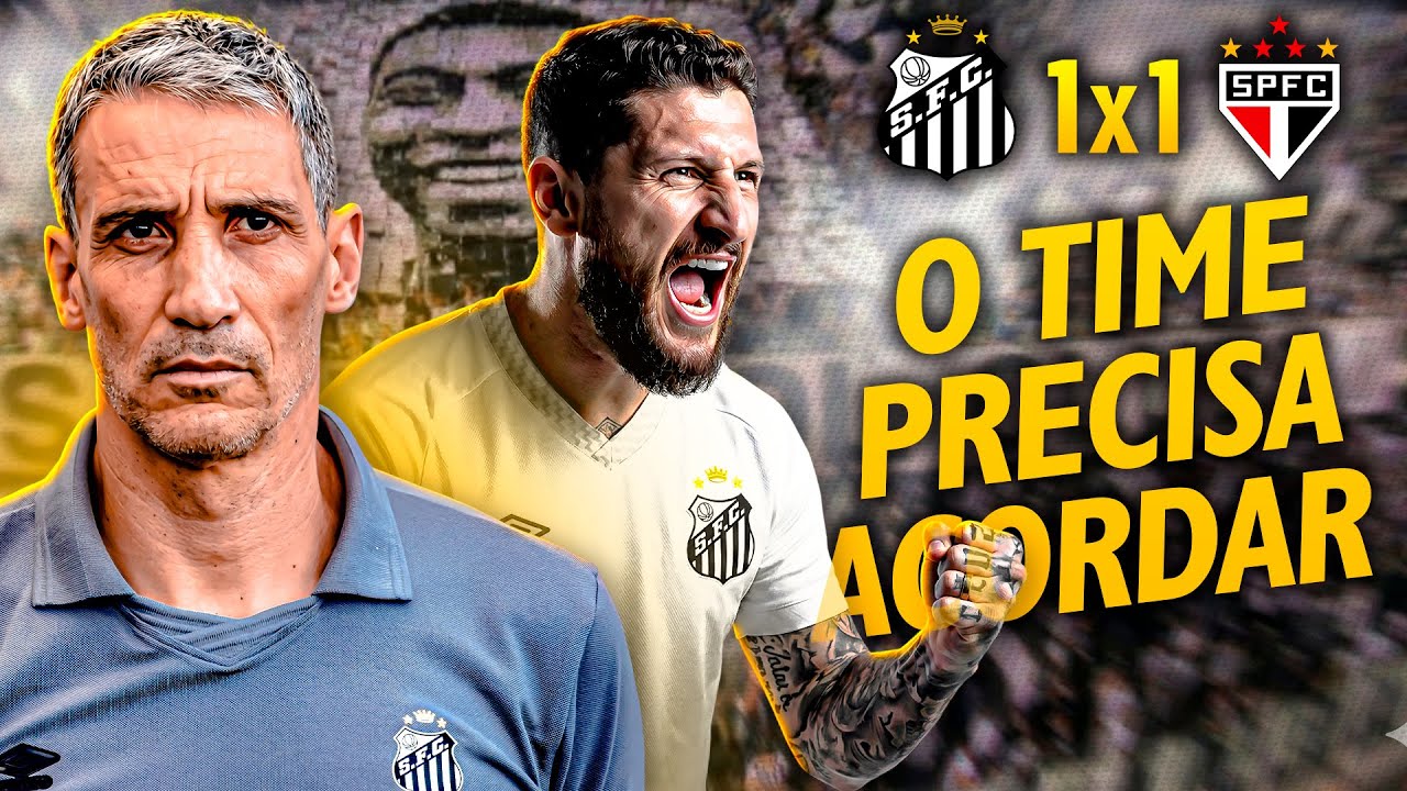 APATIA E AGONIA! Santos 1x1 São Paulo - Análise e Pós Jogo - FORA MARCELO TEIXEIRA