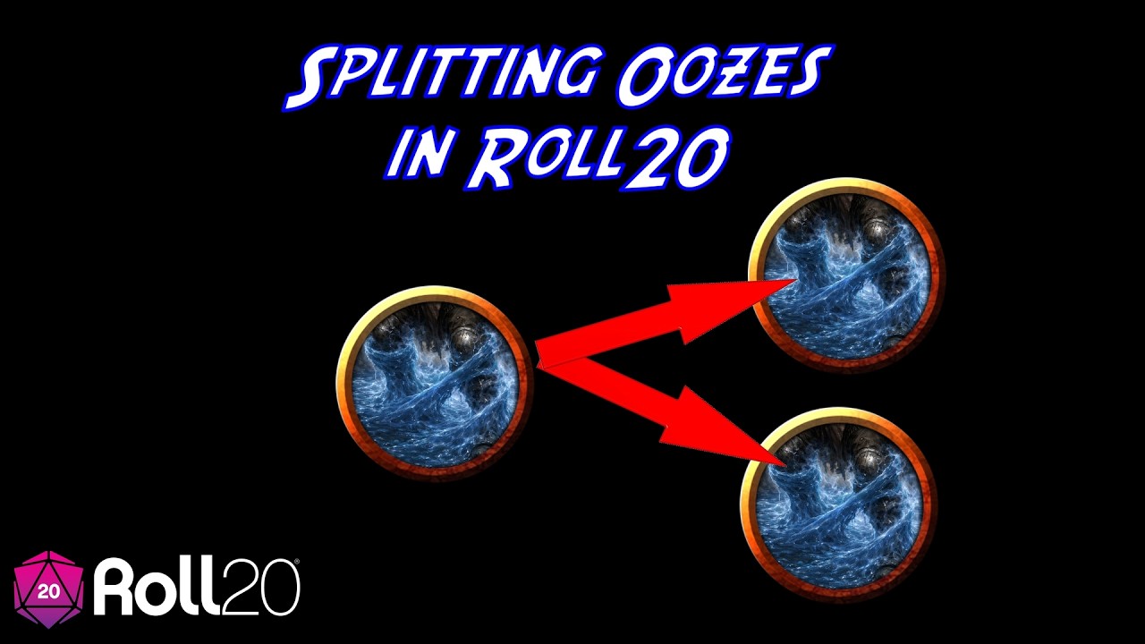 Разделение слизи в Roll20