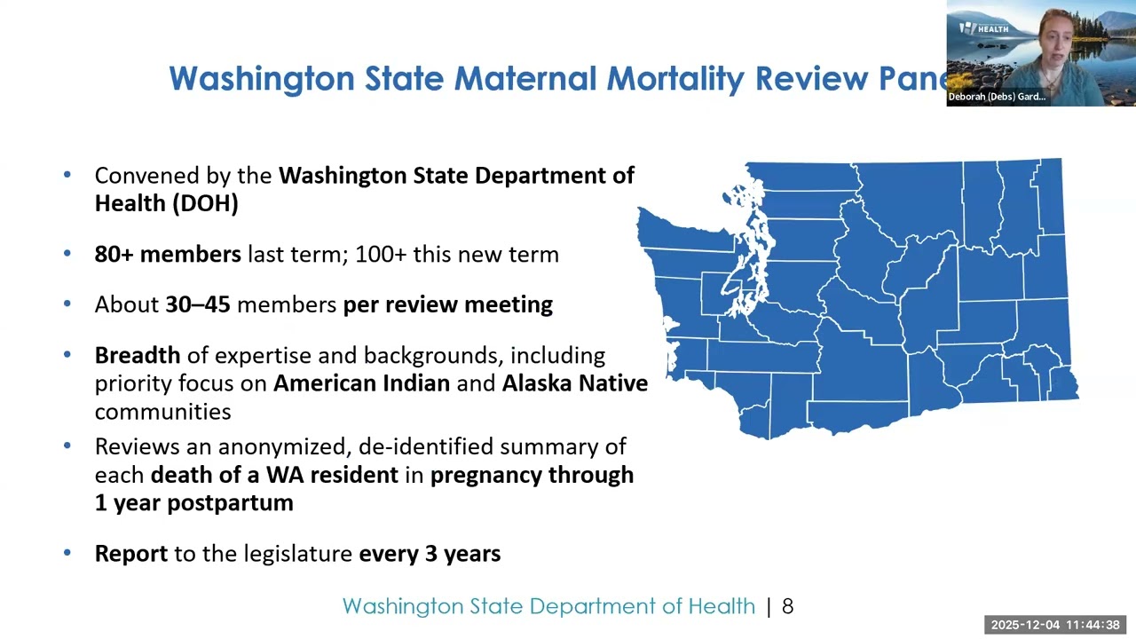 Fatherhood Provider Learning Series - Maternal Mortality Report