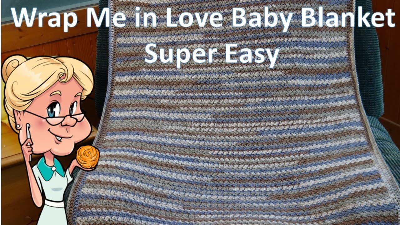 SUPER EASY !!  Wrap Me in Love Baby Afghan - Blanket - Crochet Tutorial  #MakeitPremier