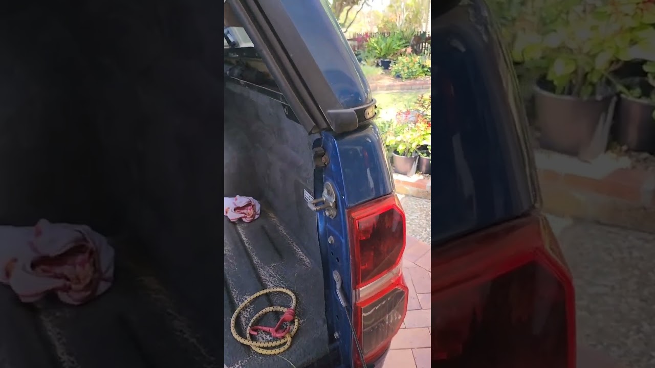 How to replace gas strut arms on your ute canopy.