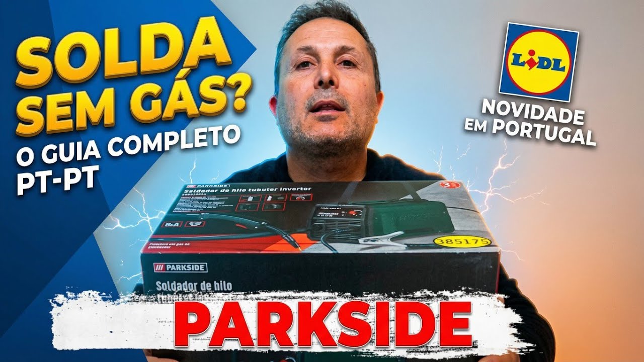Maquina soldar sem gás parkside