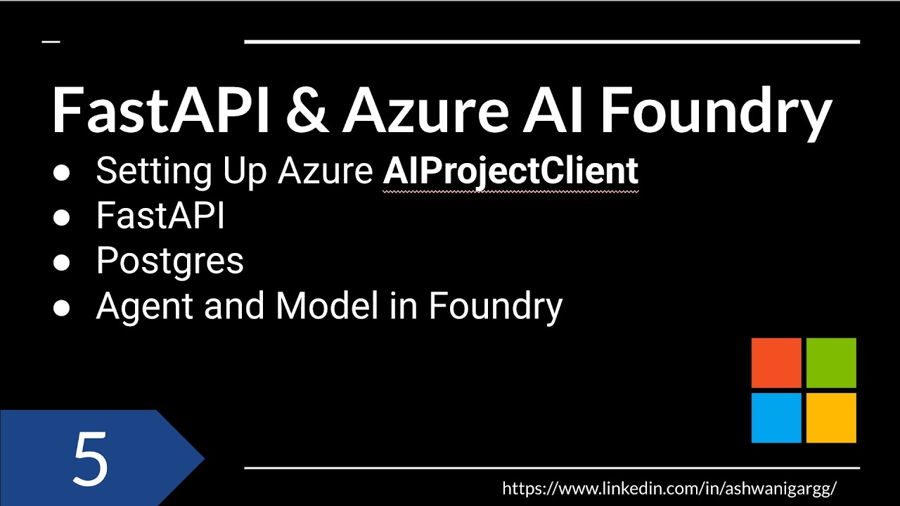 Build a Production AI Agent with FastAPI & Azure AI Foundry in Hindi (Part 5)