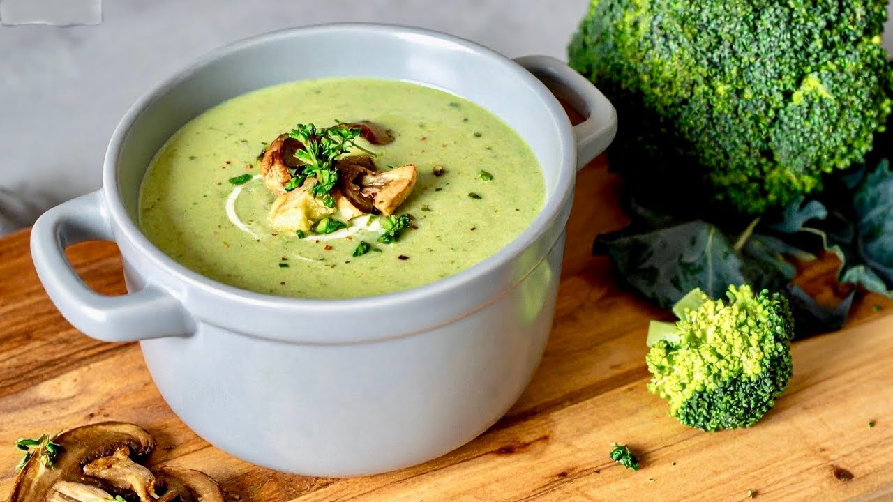 Cozy Creamy Broccoli Kale Soup! Healthy, Vegan & Soothing!