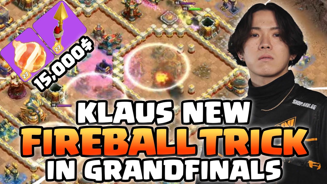 Klaus NEW TRICK for $15,000 Grand Finals (Clash of Clans)