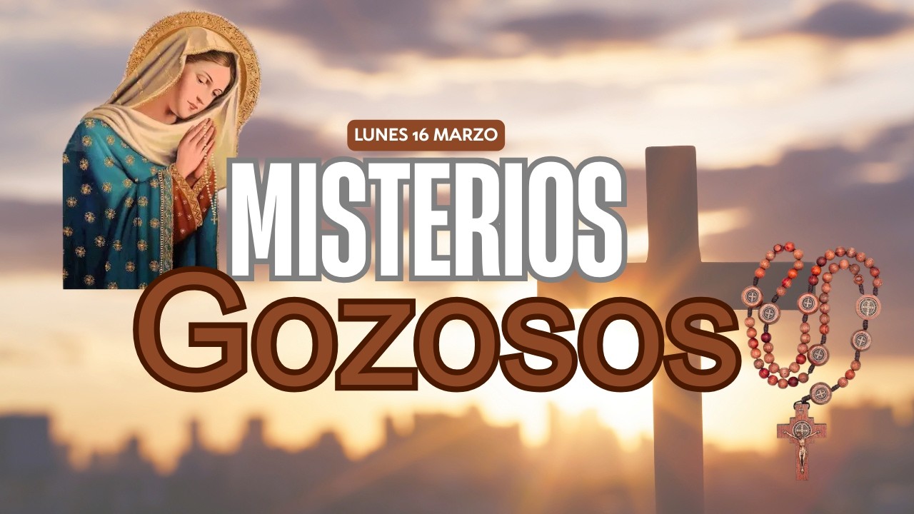 Rosario de Hoy Lunes 16 de Marzo | Misterios Gozosos | Santo Rosario