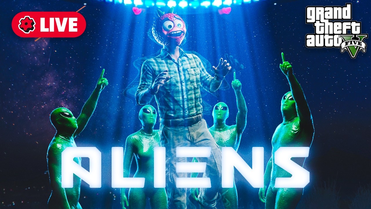 GTA 5 Online LIVE - ALIEN ATTACK, Improv Challenges, & Funny Chat Moments