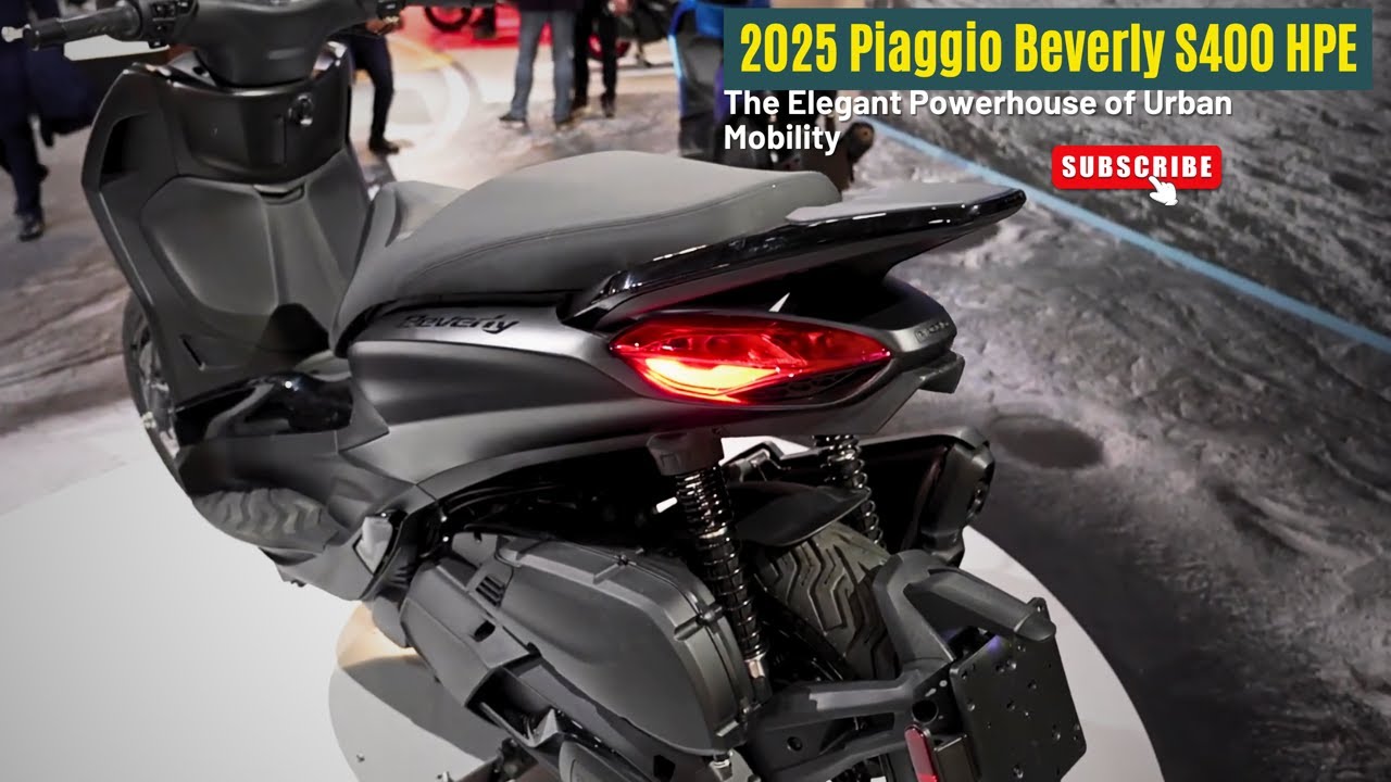 2025 Piaggio Beverly S400 HPE | The Elegant Powerhouse of Urban Mobility