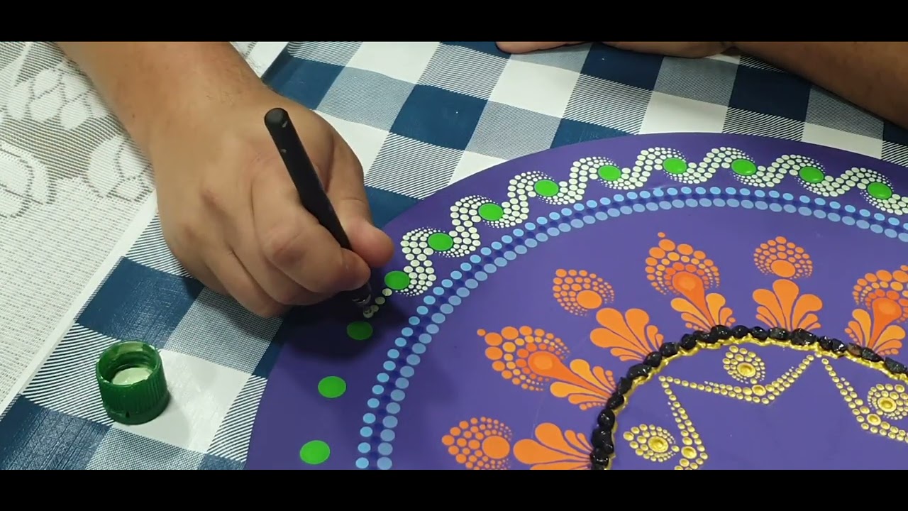 Movimento - Efeito para finalização de Mandalas em pontilhismo