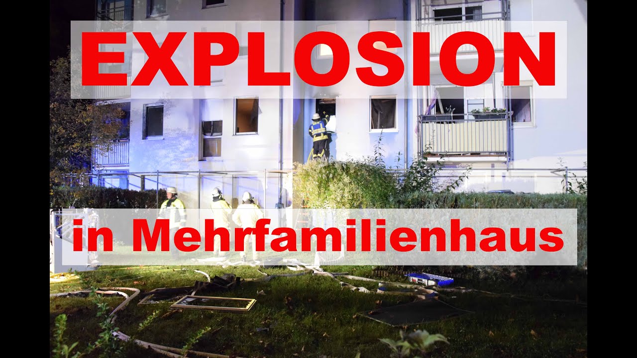 Explosion in Mehrfamilienhaus in Dossenheim