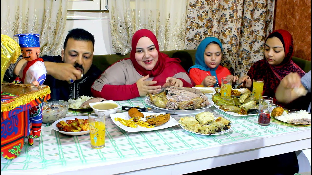 ☘أول فطار لنا فى رمضان 🌿
