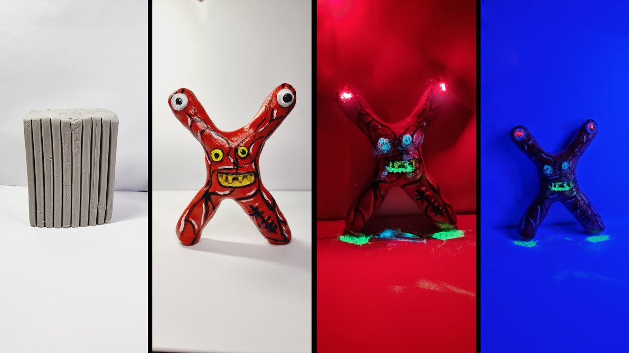 Alphabet Lore X Monster  With Clay   Sculptures Timelapse