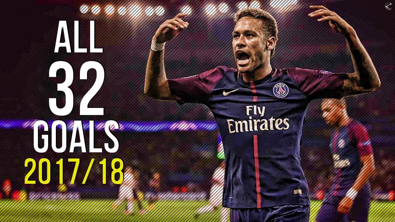 Neymar Jr ● All 32 Goals in Season 2017/18 | HD