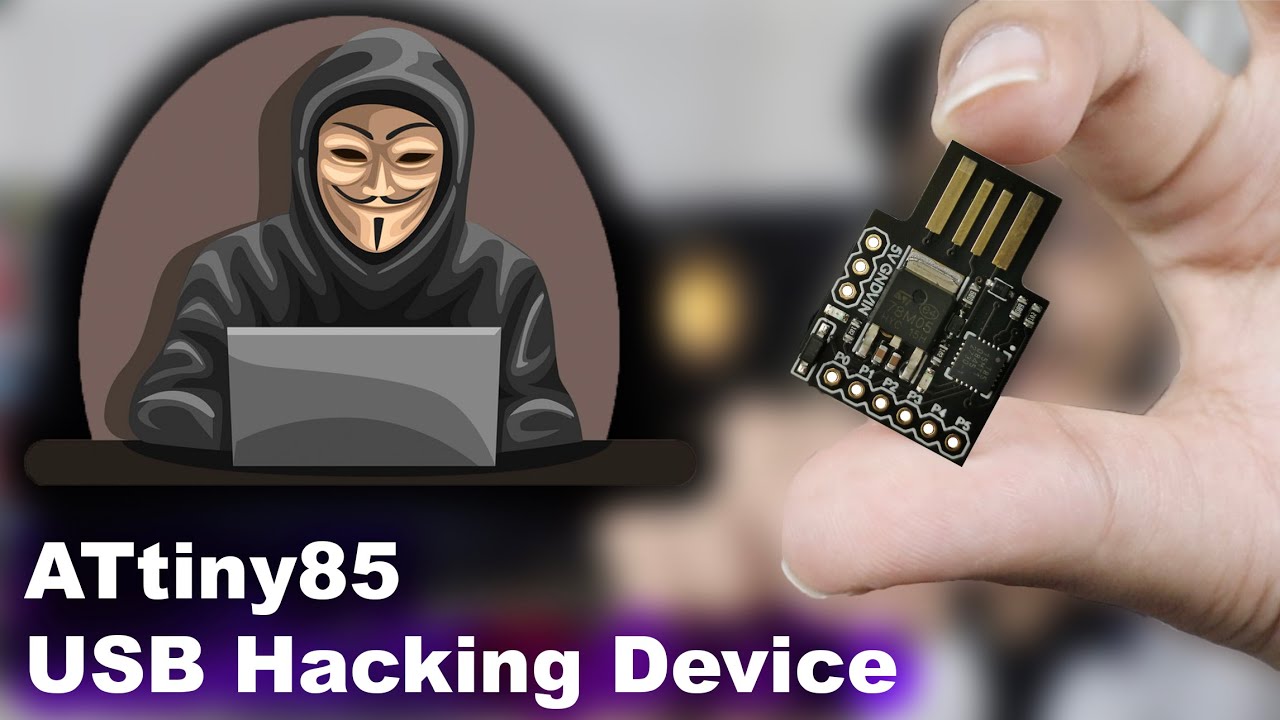 ATtiny85 USB Hacking Device | USB Rubber Ducky