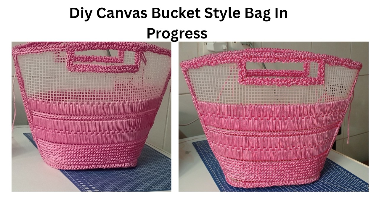 Allaiza&Jamil Mix Diaries  is Live! DIY Weaving + Crocheting a Canvas Bucket Bag (Work in Progress)