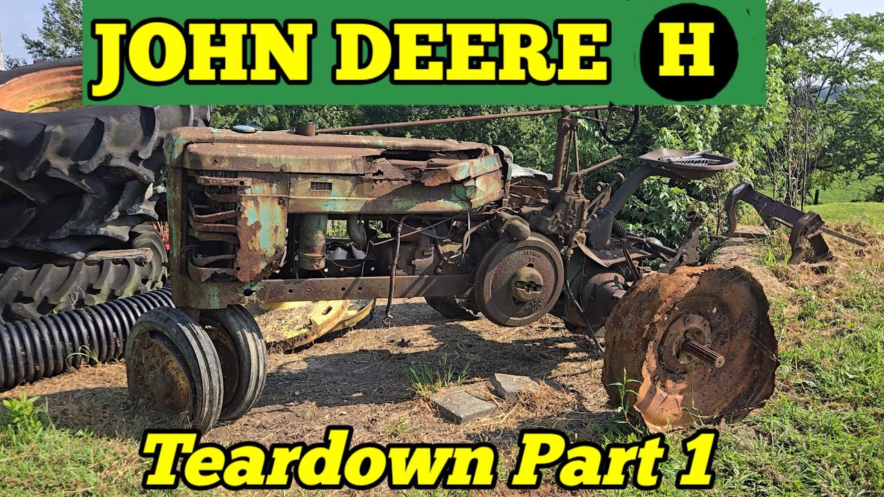 Разборка John Deere H, часть 1