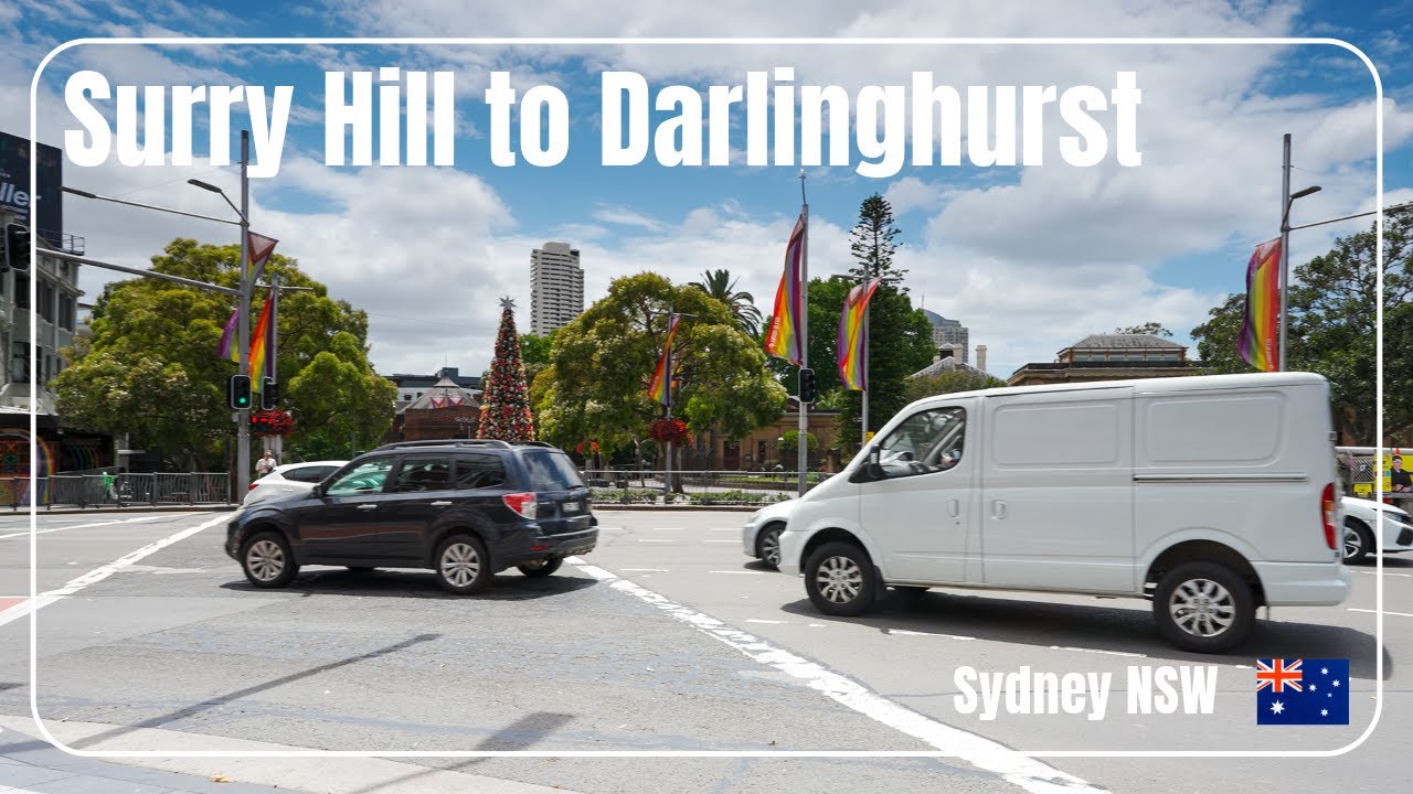 [4K HDR] Surry Hill to Darlinghurst | Sydney Walking Tour | Sydney Australia Walk