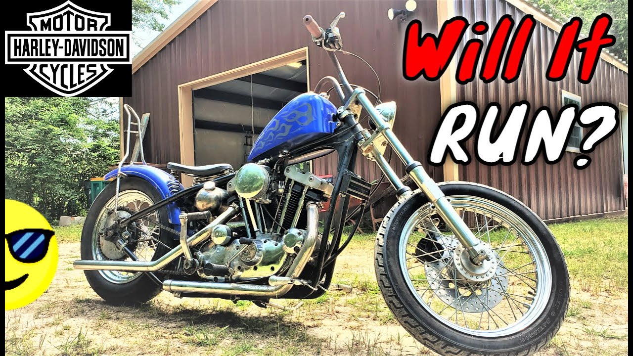 1976 HARLEY Davidson IRONHEAD Sportster CHOPPER Bobber BUILD / WILL IT RUN??