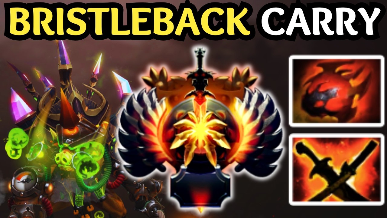 🔥 BRISTLEBACK CARRY — QUILLS 😈 WARPATH 😈 CAN’T DIE 😈 | DOTA 2 🔥