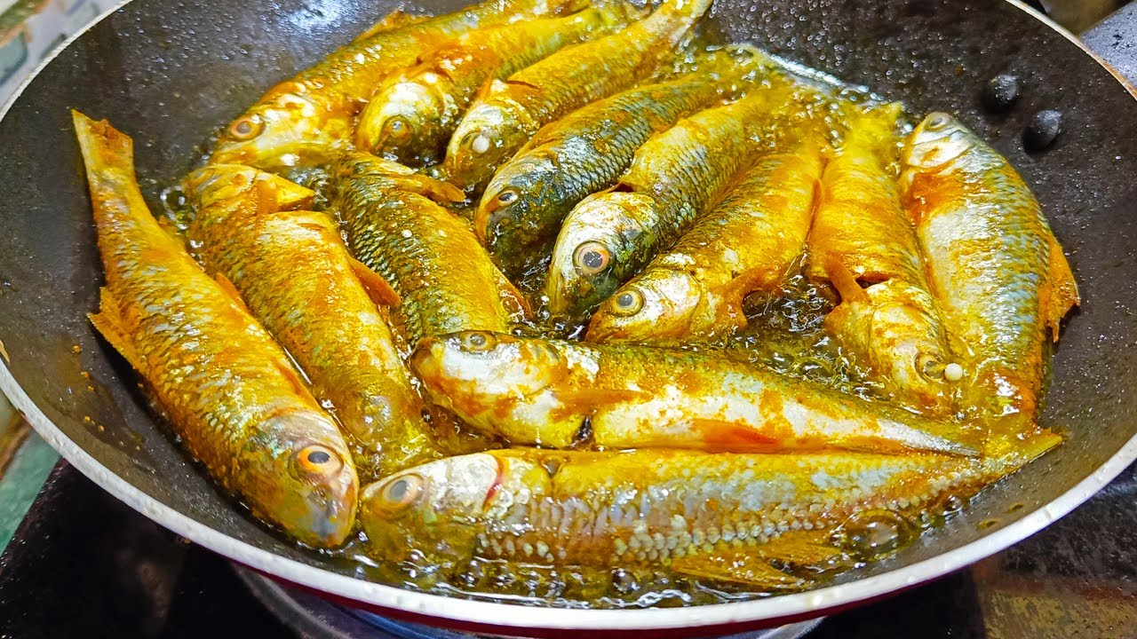 Fish catching in village pond | Talab ke Choti machli ki recipe | Small fish recipe