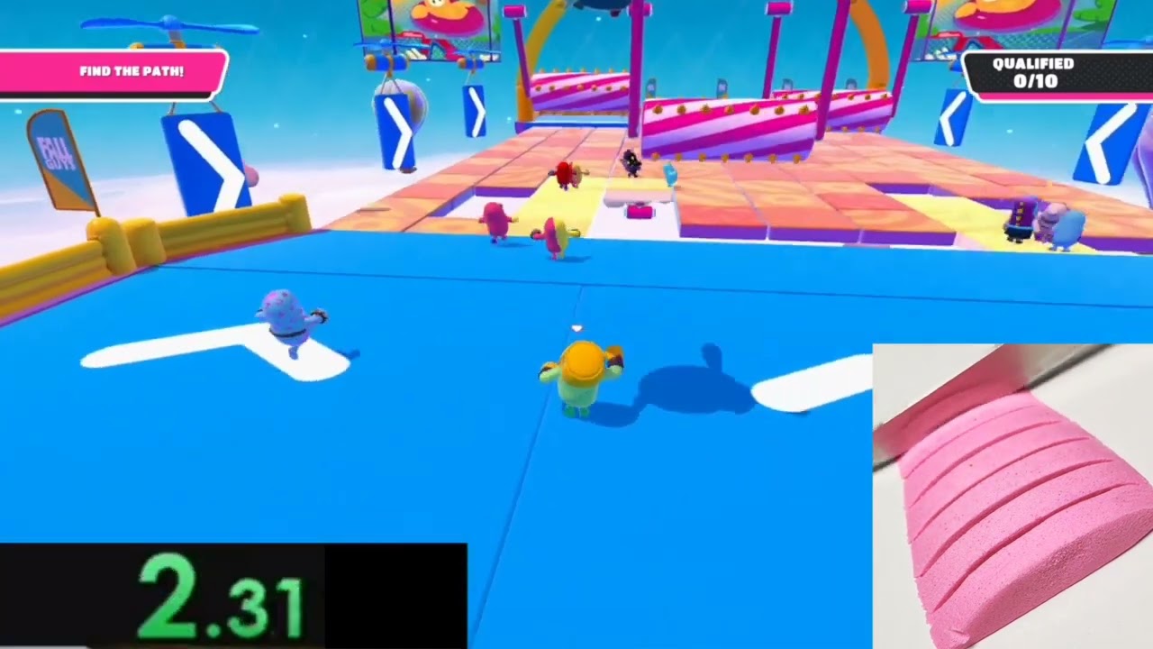 fall guys m'y World record 5.29 🤯💥