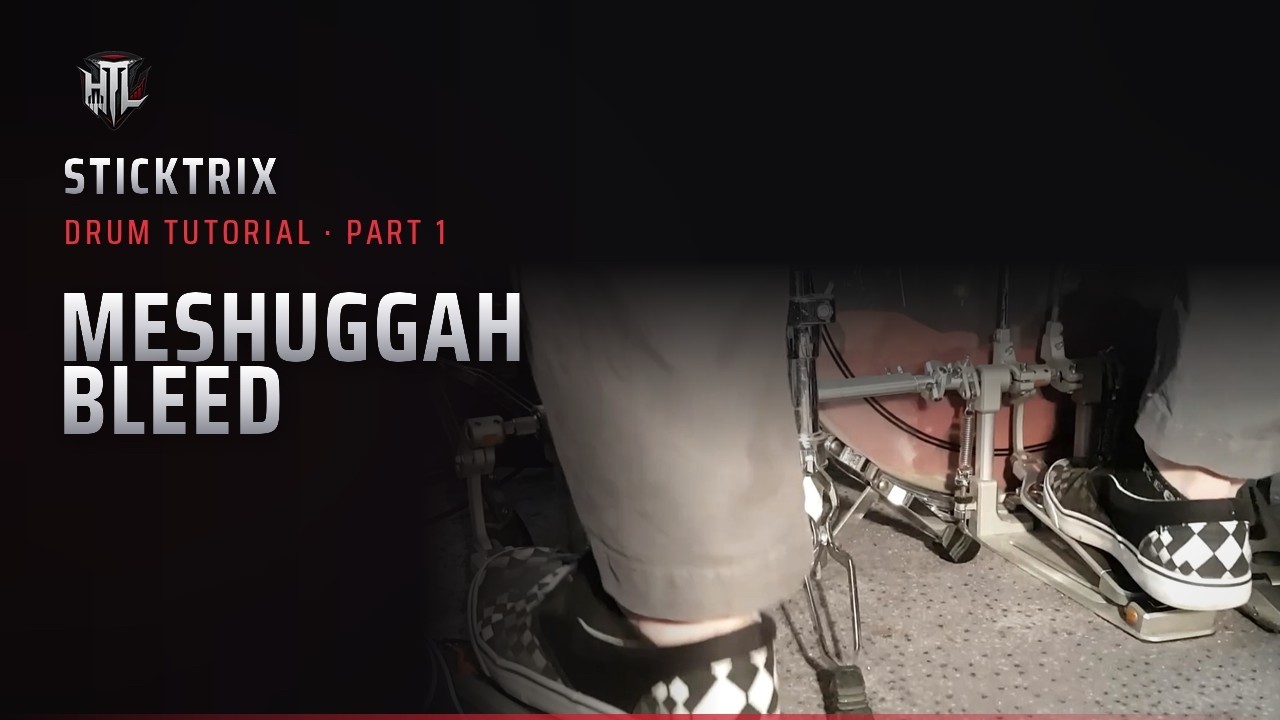 Meshuggah Bleed Drum Tutorial (part 1)
