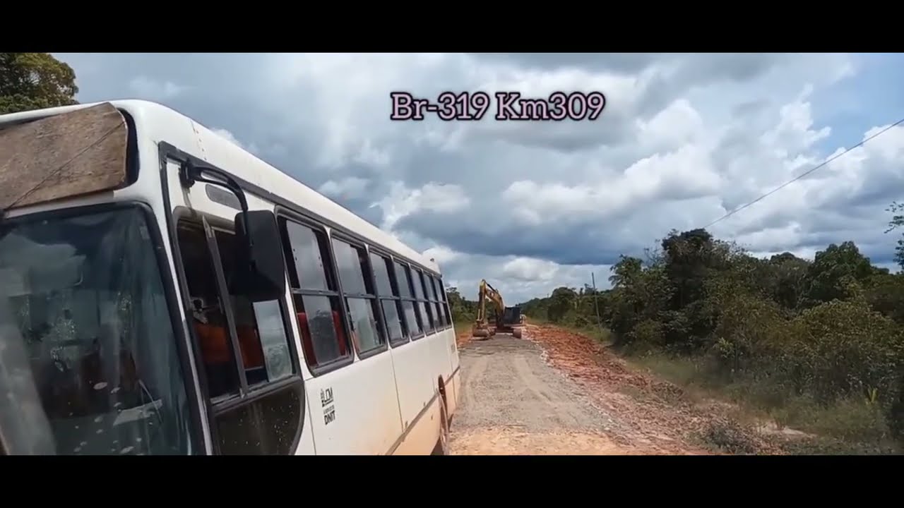 BR 319 - Manaus a Porto Velho - 01 Abril 2021 - Trecho com obras e ainda com v&aacute;rios atoleiros!!!!