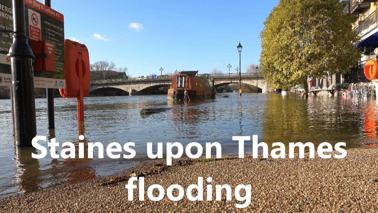 Staines upon Thames flooding, 09.01.24