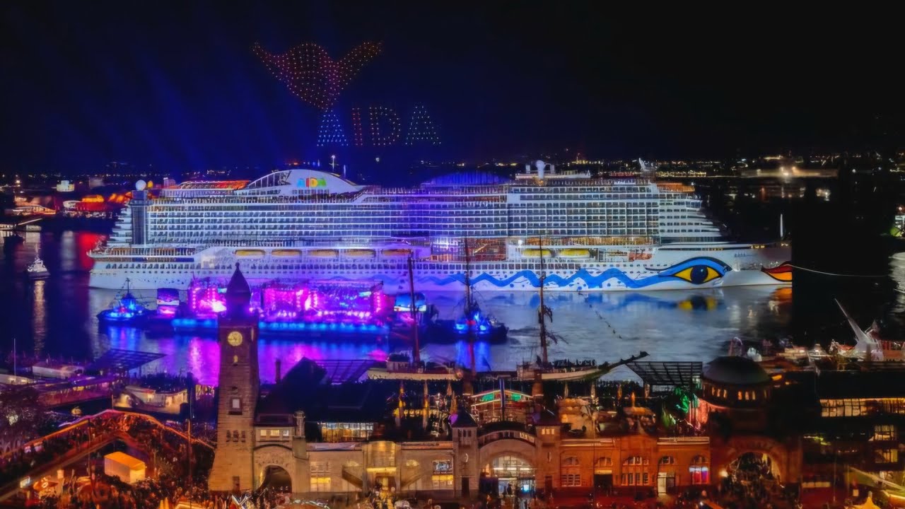 DJ AlleFarben & AIDAprima in Hamburg!