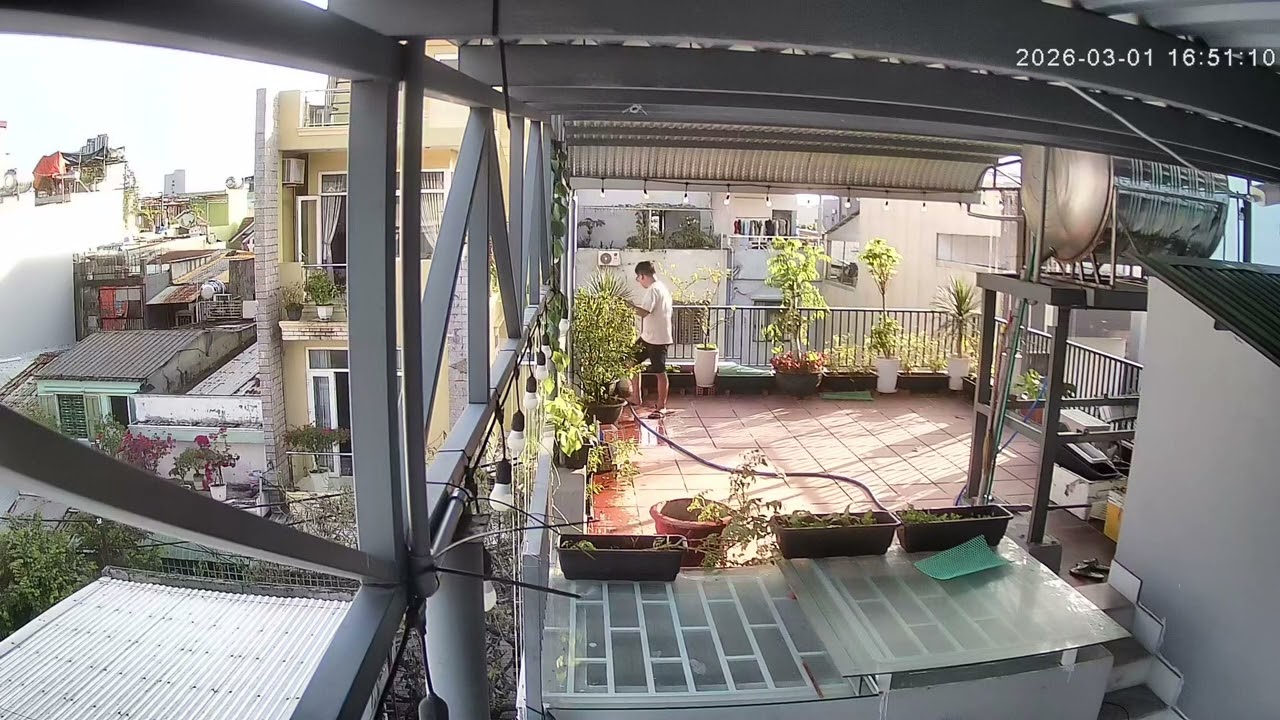 Tưới cây cuối tuần thư giản