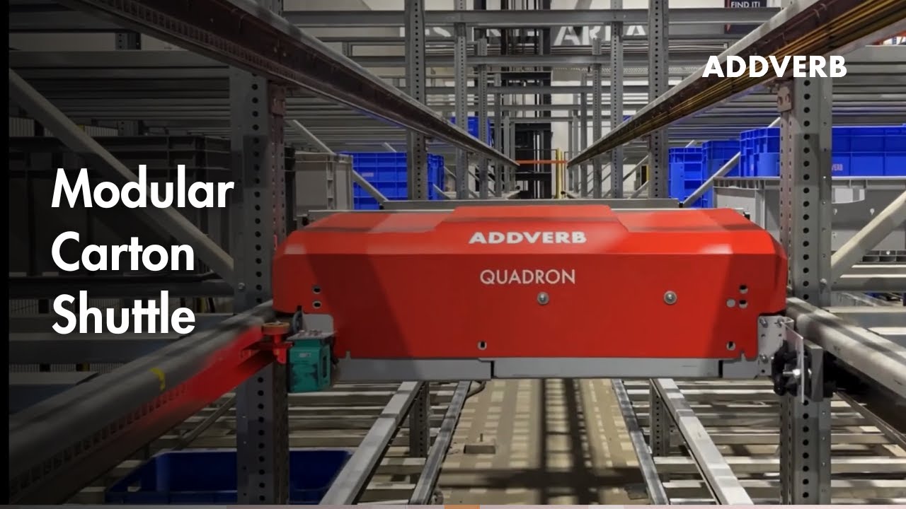 Modular Carton Shuttle for Triple Deep AS/RS | Adjustable Carton Shuttle for Warehouse Automation