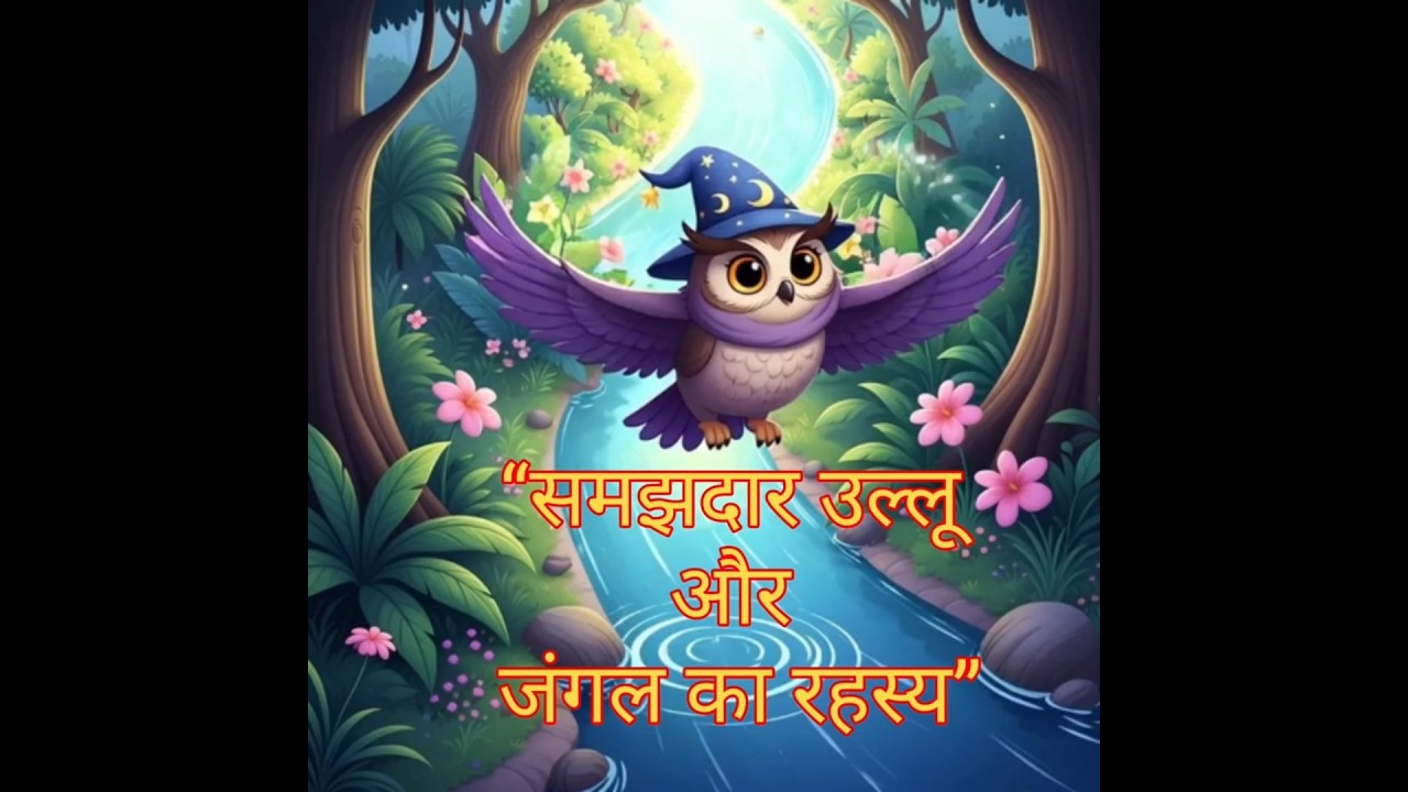 “समझदार उल्लू और जंगल का रहस्य”Ujju owl,  