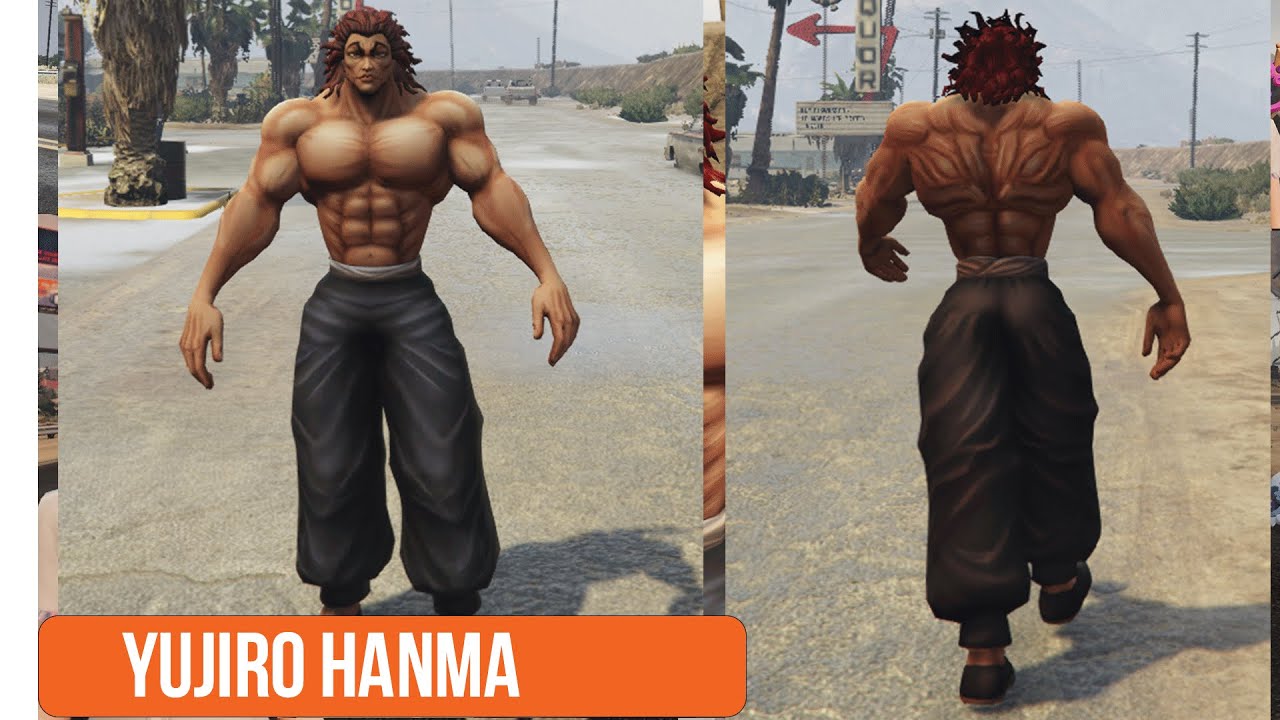 Yujiro Hanma GTA V PED / MOD