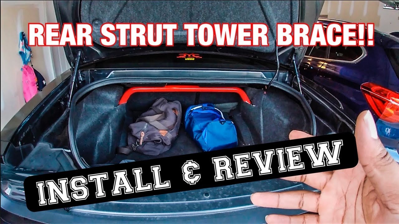 Dodge Challenger BMR  Rear Strut Tower Brace Install and Review | RUBIX_3