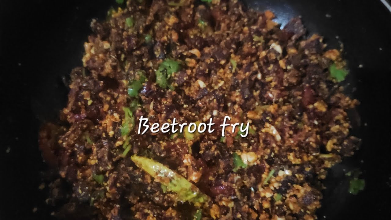 Beetroot fry😋😋|Healthy||divya's Cloud Kitchen|