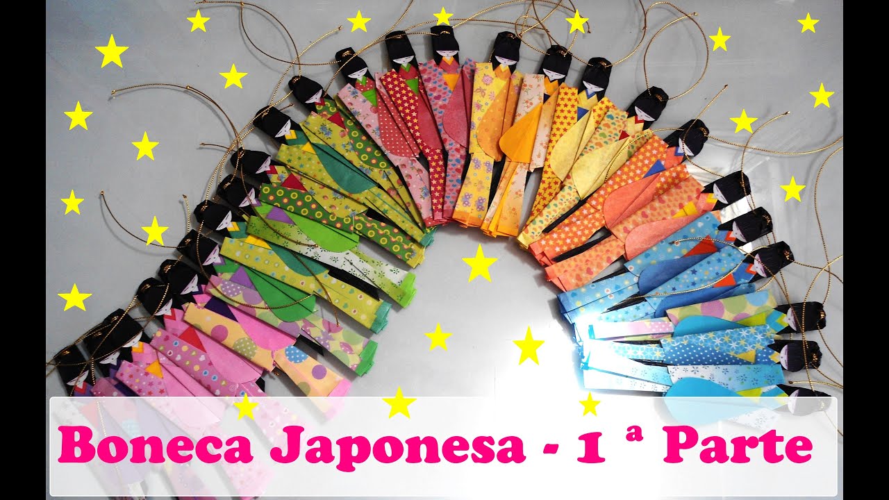 GUEIXA DE ORIGAMI - MARCADOR DE LIVRO NAOMI - 1ª PARTE - 2012