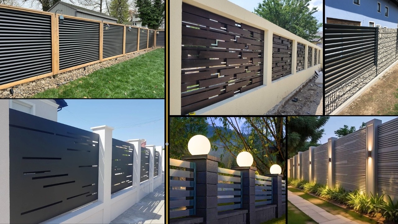 Top 100+ Compound  Wall  Designs Idea |  Fence Designs 🌿#boundary