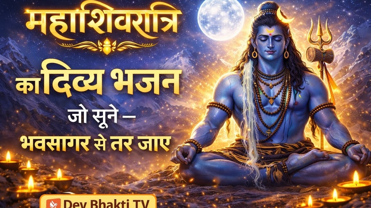 🚩महाशिवरात्रि का दिव्य भजन 🙏 एक बार सुन लो — भवसागर से पार हो जाओगे | शिव भजन 2026
