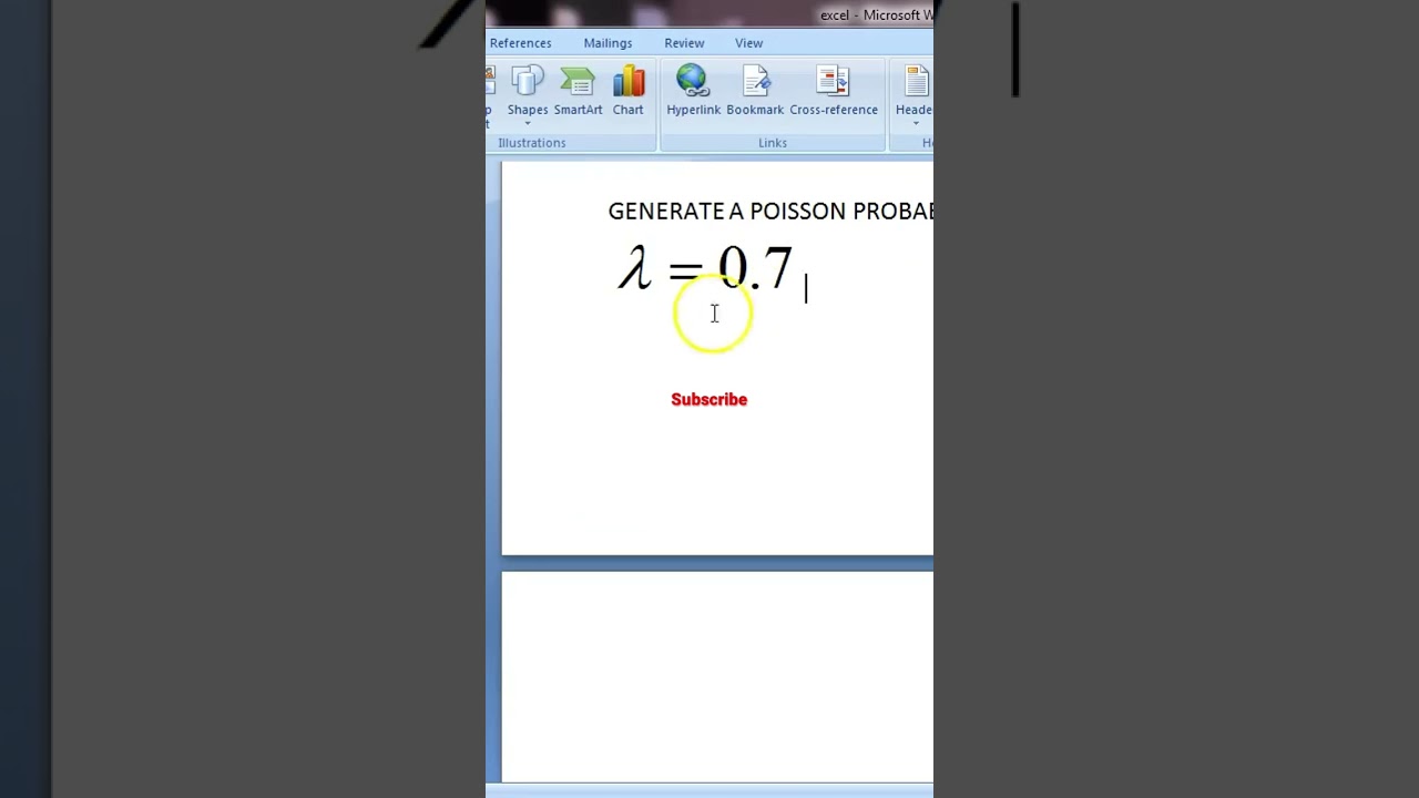 Poisson distribution excel #excel #exceltips #exceltutorial #subscribe #trending #online #work
