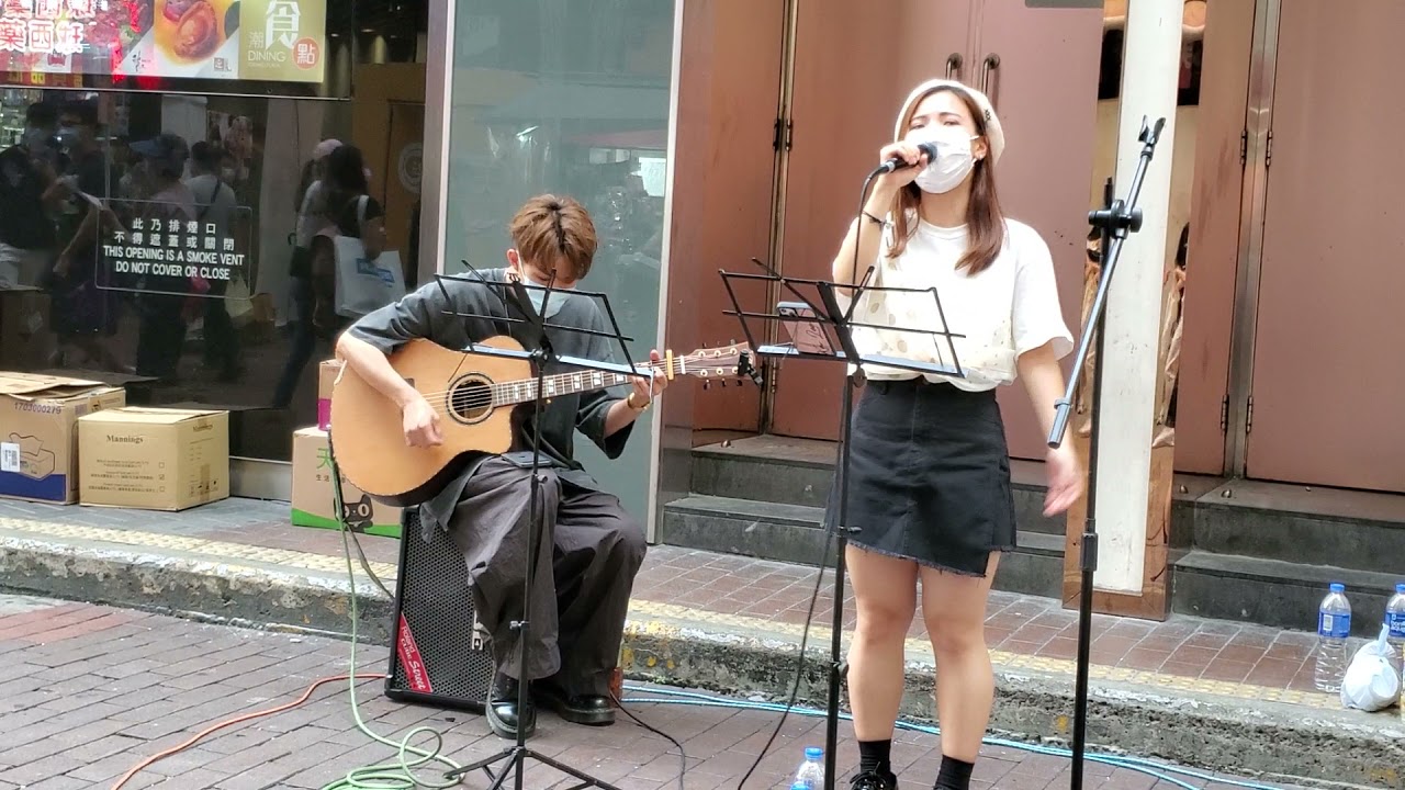 Kelly王嘉莉🎤《青春快門》@ 旺角雅蘭中心Busking (5/6/2021)
