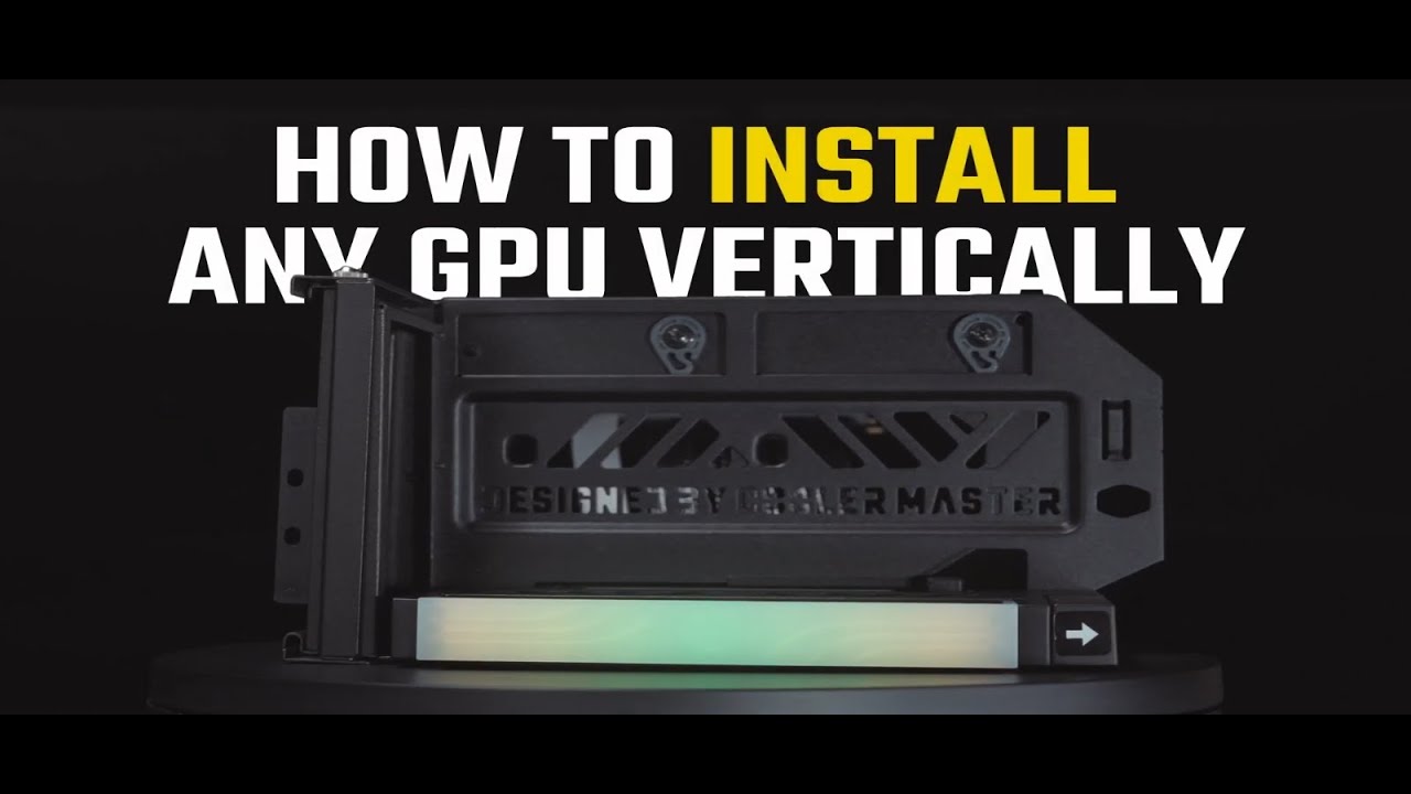 Cooler Master Vertical Graphics Card Holder Kit V3 Black Part 2