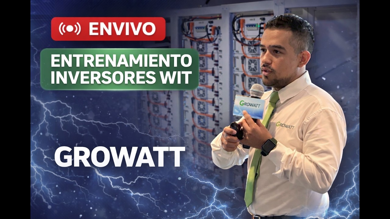 🔴 ENVIVO | Entrenamiento Inversores WIT Growatt ⚡ Configuración y Puesta en Marcha