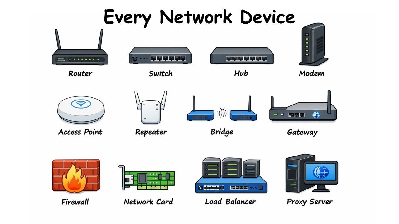 Every Network Device Explained In 5 Minutes