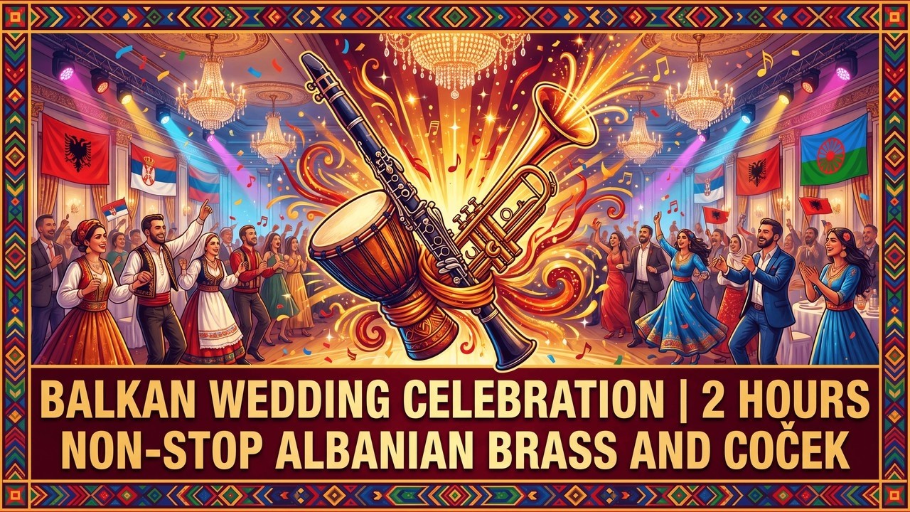 Balkan Wedding Celebration | 2 Hours Non-Stop Albanian Brass and Coček