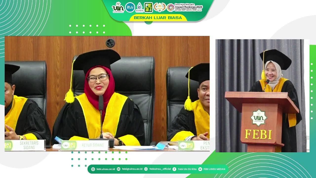 SIDANG TERBUKA PROMOSI DOKTOR | RENI RIA ARMAYANI HASIBUAN | PRODI S3 EKSYA FEBI UINSU