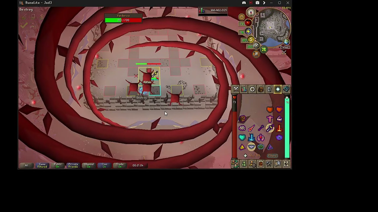 OSRS Vardorvis Fight Using Scythe & Claws