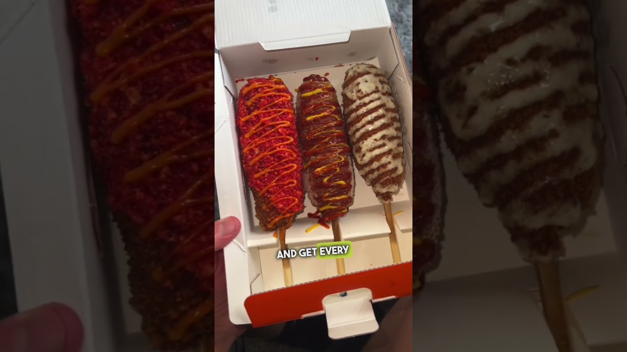 I Tried Korean Corn Dogs 😳