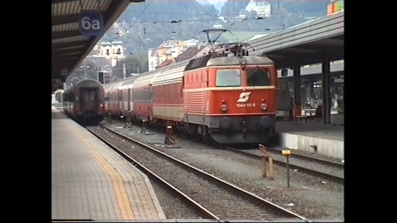 ÖBB - INNSBRUCK Hbf - Innsbruck Hauptbahnhof - anno 1999 - Arrivi, partenze e manovre -